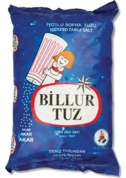 Billur Tuz Rafine İyotlu 1.5 kg: Sağlıklı ve Lezzetli Mutfak Seçeneği