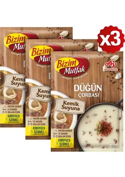 Bizim Mutfak Kemik Suyuna Düğün Çorbası: Sağlıklı ve Lezzetli Bir Çorba Seçeneği