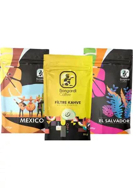 Bongardi Coffee Yöresel Filtre Kahve Demleme Seti: Farklı Bölgelerin Aromasını Deneyimleyin
