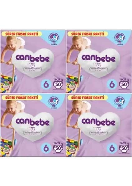 Canbebe 4'lü Bebek Bezi Paketi Konfor ve Güvenlik Sunan Yüksek Performanslı Ürün
