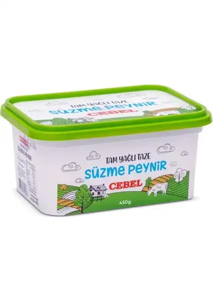 Cebel Süzme Peynir 450 gr Zengin ve Doğal Lezzet ile Kahvaltı ve Tariflerde Kullanım