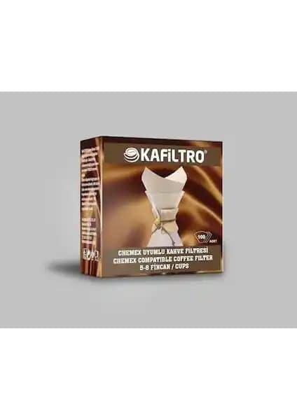 Chemex uyumlu kahve filtresi kağıdı 100 adetlik paket, yüksek kalite ve saf kahve aromasını koruma