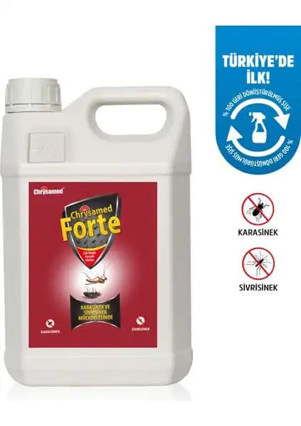 Chrysamed Forte: 5 Litre Böcek İlacı Karasinek ve Sivrisinek Kontrolü