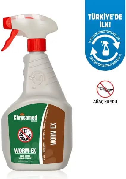 Chrysamed Worm-Ex Ağaç Tahta Kurdu Spreyi ile Ahşap Zararlılarına Karşı Etkili Koruma Çözümü