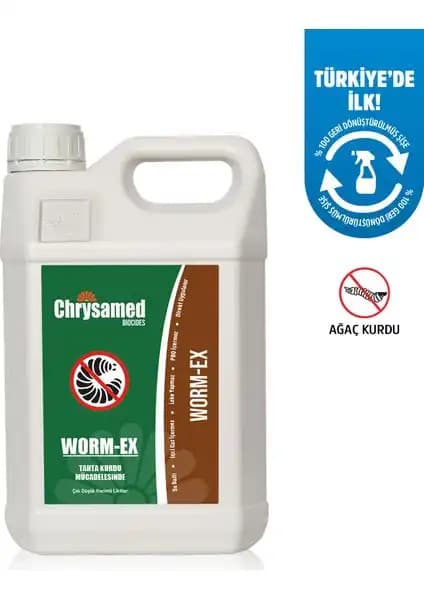 Chrysamed Worm-Ex Ağaç ve Tahta Kurdu Spreyi Ahşap Koruma ve Zararlılarla Mücadele