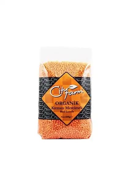 City Farm Organik Kırmızı Mercimek 1 Kg Sağlıklı ve Doğal Beslenme İçin Uygun Bir Seçenek
