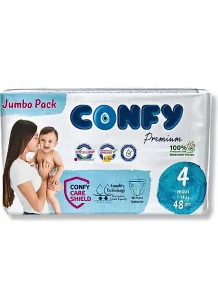 Confy Premium 4 Numara Bebek Bezi: Güvenli ve Konforlu Bebek Bakımı İçin En İyi Seçenek