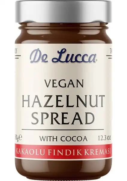 De Lucca 350 g Vegan Fındık Kreması: Doğal ve Sağlıklı Alternatifle Lezzet Keyfi