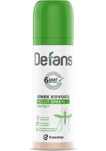 Defans Protect Sinek Kovucu Vücut Spreyi 100 ml doğal içeriklerle etkili haşere koruması