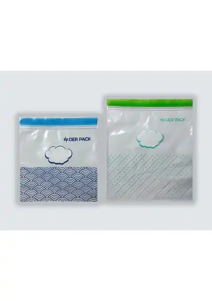Der Pack Çift Kilitli Buzdolabı Poşeti: Güvenli ve Dayanıklı Saklama Çözümü