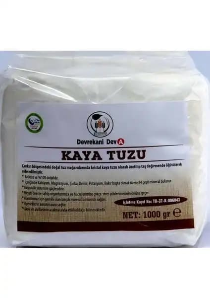 Devrekani Deva Öğütülmüş Çankırı Kaya Tuzu - Doğal ve Sağlıklı Lezzet Kaynağı