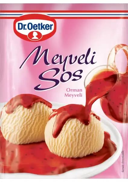 Dr. Oetker Meyveli Sos: Doğal Aromalar ve Yüksek Kalite ile Tatlı Sunumları