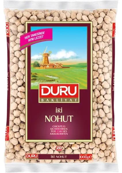 Duru İri Nohut 1000g: Yüksek Kalite ve Sağlıklı Beslenme İçin Uygun Tercih