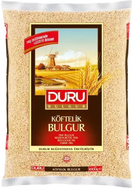 Duru Köftelik Bulgur Doğal ve Yüksek Kaliteli Geleneksel Üretimle Sağlıklı Beslenme İçin