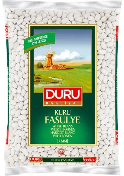 Duru Kuru Fasulye 7 mm Karaman ve Konya bölgesine ait yüksek kaliteli bakliyat