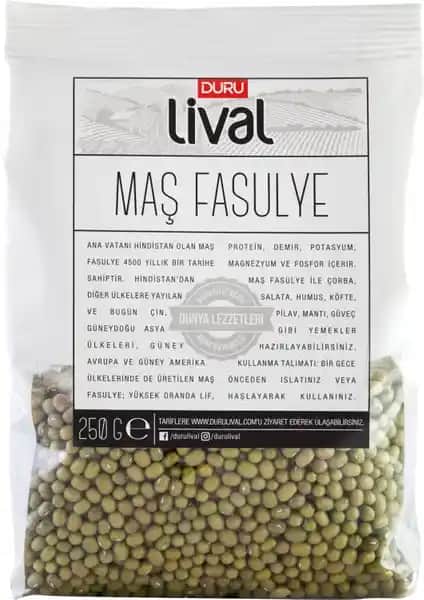 Duru Lival Maş Fasulye 250g Sağlıklı ve Lezzetli Bakliyat Seçeneği