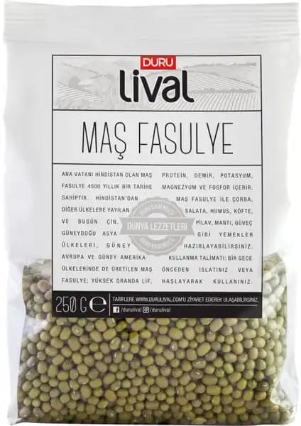 Duru Lival Maş Fasulye 250g Sağlıklı ve Lezzetli Bakliyat Seçeneği