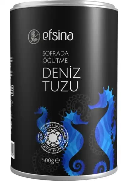 Efsina Deniz Tuzu Sofrada Öğütme: Doğal ve Mineralli Sağlıklı Tuz Seçeneği