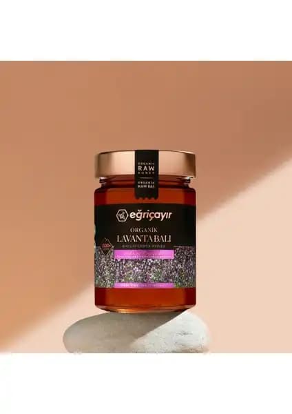 Eğriçayır Lavanta Balı Organik 450g Doğal ve Saf Bal Ürünü