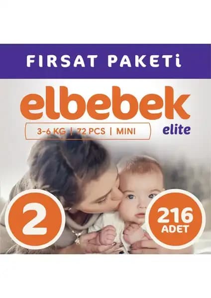 Elbebek Elite Bebek Bezi 2 Numara Mini: Güvenilir ve Konforlu Bebek Bakım Çözümü