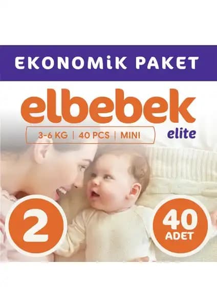 Elbebek Elite Bebek Bezi 2 Numara Mini: Güvenli ve Konforlu Bebek Bezi Seçeneği