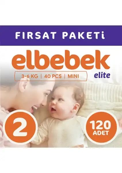 Elbebek Elite Bebek Bezi 2 Numara Mini: Yüksek Performans ve Konfor Sağlayan Bebek Bezi