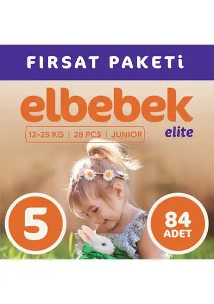 Elbebek Elite Bebek Bezi 5 Numara Güvenilir ve Konforlu Bebek Bezi Seçeneği