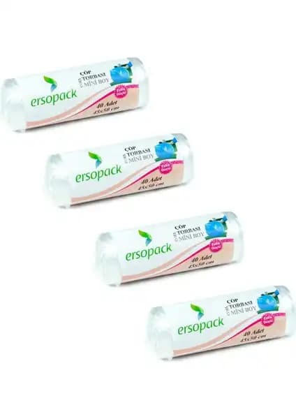 Ersopack Evsel 40x50 cm Çöp Torbası: Pratik ve Güvenilir Çözüm