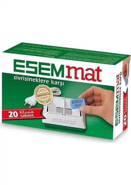 Esemmat 8 Saat Etkili Krizantem Ekstraktlı Sivrisinek Kovucu Tabletler: Doğal ve Uzun Süreli Koruma Çözümü