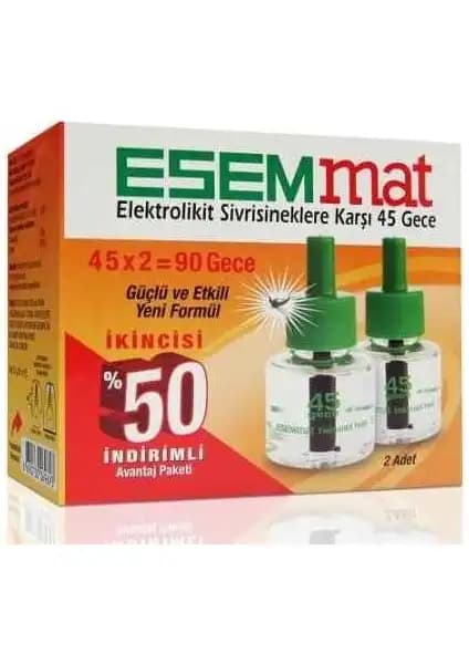 Esemmat Elektrolikit Yedek 45 Gece 2Li Paket: Uzun Ömürlü ve Güvenilir Yedek Parça
