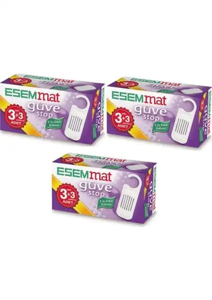 Esemmat Güve Stop 3'lü Set: Etkili ve Pratik Zararlılara Karşı Koruma Çözümü