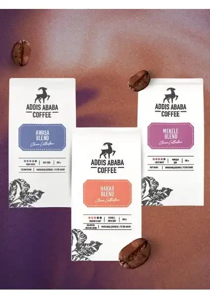 Etiyopya Aromalı Addis Ababa Kahve Seti: Farklı Lezzetler ve Doğal Aromalar Deneyimi