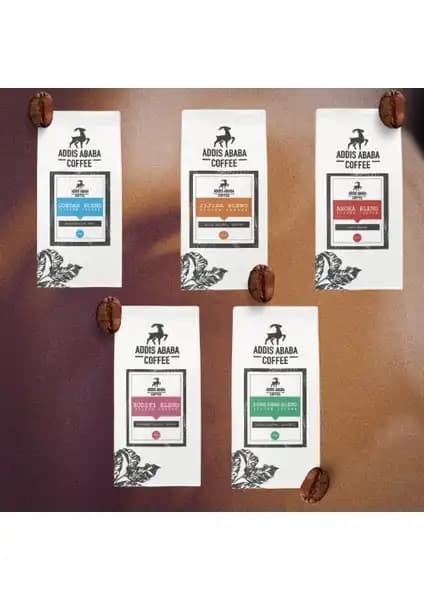 Etiyopya Kahvesi Seti: Yüksek Kaliteli Arabica Kahveyle Zengin ve Doğal Bir Deneyim