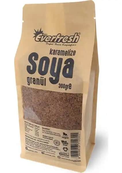 EverFresh Karamelize Soya Granül: Doğal ve Sağlıklı Bitki Temelli Protein Alternatifi