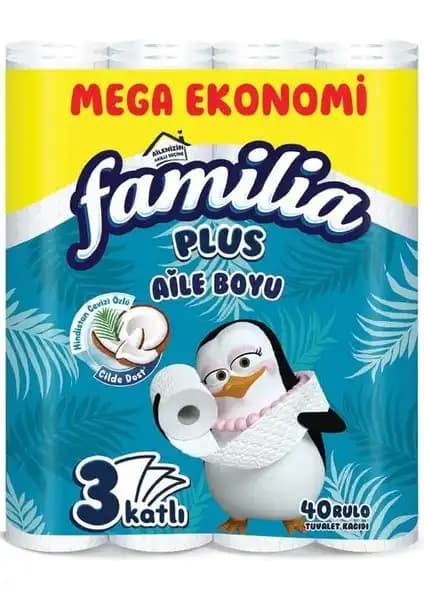 Familia 40'lı 3 Katlı Tuvalet Kağıdı - Yüksek Kalite ve Konfor Sunar