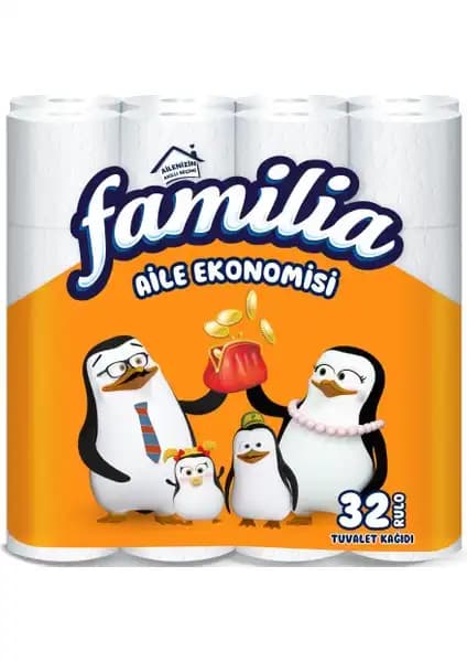 Familia Aile Ekonomisi Çift Katlı Tuvalet Kağıdı 32'li Paketle Konfor ve Ekonomi Bir Arada