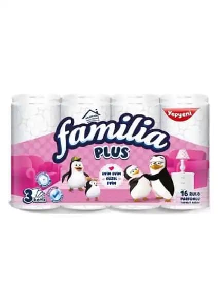 Familia Güzel Evim Serisi Tuvalet Kağıdı 16 Rulo 2 Katlı Parfümsüz Konfor ve Hijyen