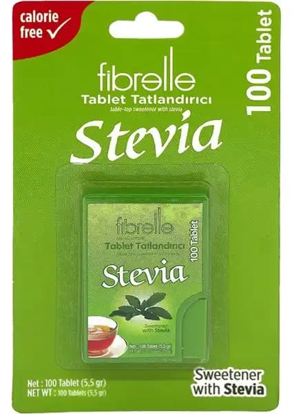 Fibrelle Stevia Tatlandırıcı: Doğal ve Sağlıklı Şekersiz Tatlandırma Seçeneği