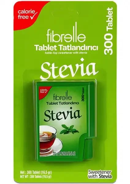Fibrelle Stevialı Tablet Tatlandırıcı: Doğal ve Diyabet Uyumlu Sağlıklı Tatlandırıcı