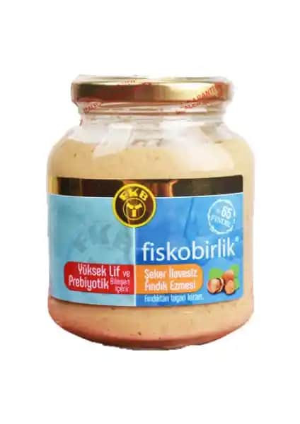 Fiskobirlik Şeker İlavesiz Fınk Ezmesi: Doğal ve Sağlıklı Beslenme İçin İdeal Alternatif