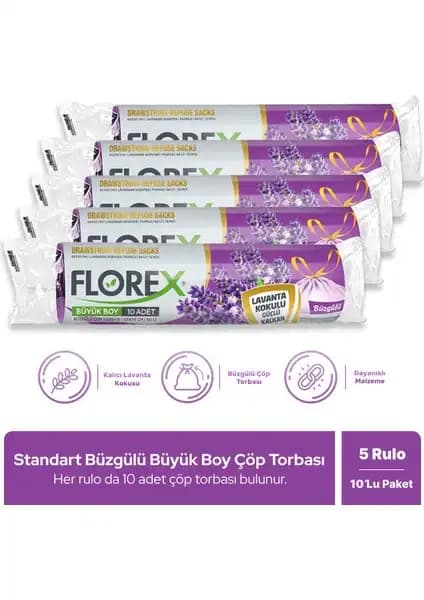 Florex Büzgülü Lavanta Kokulu Büyük Boy Çöp Poşeti Detaylı İnceleme ve Kullanım Özellikleri