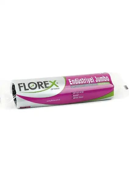 Florex Endüstriyel Jumbo Boy Çöp Poşeti Geniş Hacim ve Kullanım Kolaylığı Sağlar