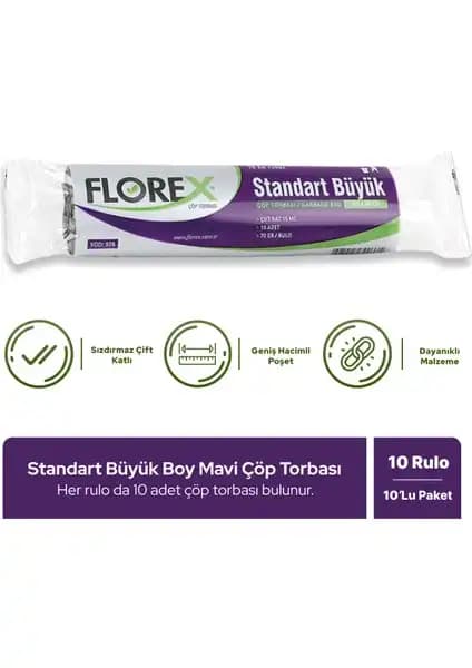 Florex Standart Büyük Boy Mavi Çöp Poşeti İnceleme ve Kullanım Tavsiyeleri