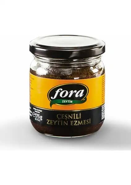 Fora Çeşnili Siyah Zeytin Ezmesi 175g doğal ve zengin aromalı lezzetli bir tercih