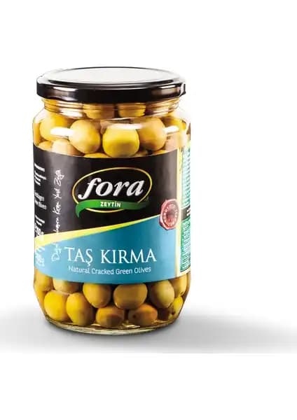 Fora Edremit Doğal Taş Kırma Yeşil Zeytin: Doğal Fermente ve Hijyenik Üretim