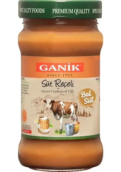 Ganik Süt Reçeli 350 gr: Geleneksel ve Doğal Türk Süt Reçeli Çeşidi