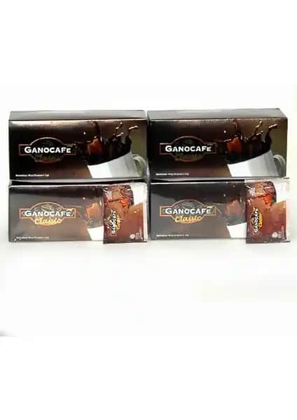 Gano Excel Classic 4'lü Organik Reishi Mantarlı Filtre Kahve 120 Poşet Sağlıklı İçim