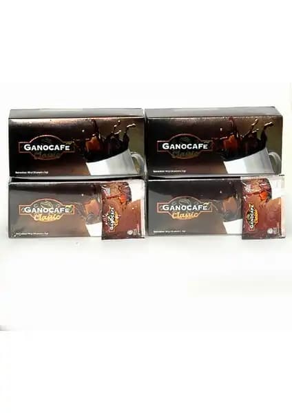 Gano Excel Classic 4'lü Organik Reishi Mantarlı Filtre Kahve 120 Poşet Sağlıklı İçim