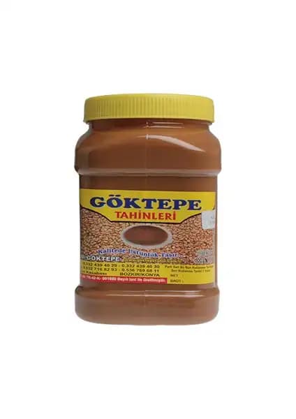 Göktepe Kepekli Bozkır Tahini 1 Kg Doğal ve Geleneksel Türk Mutfağı Lezzeti