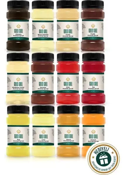 Gold Gull 12 Farklı Aromalı Kahve ve Meyve Şurubu Ürün Tanıtımı ve Kullanım Alanları